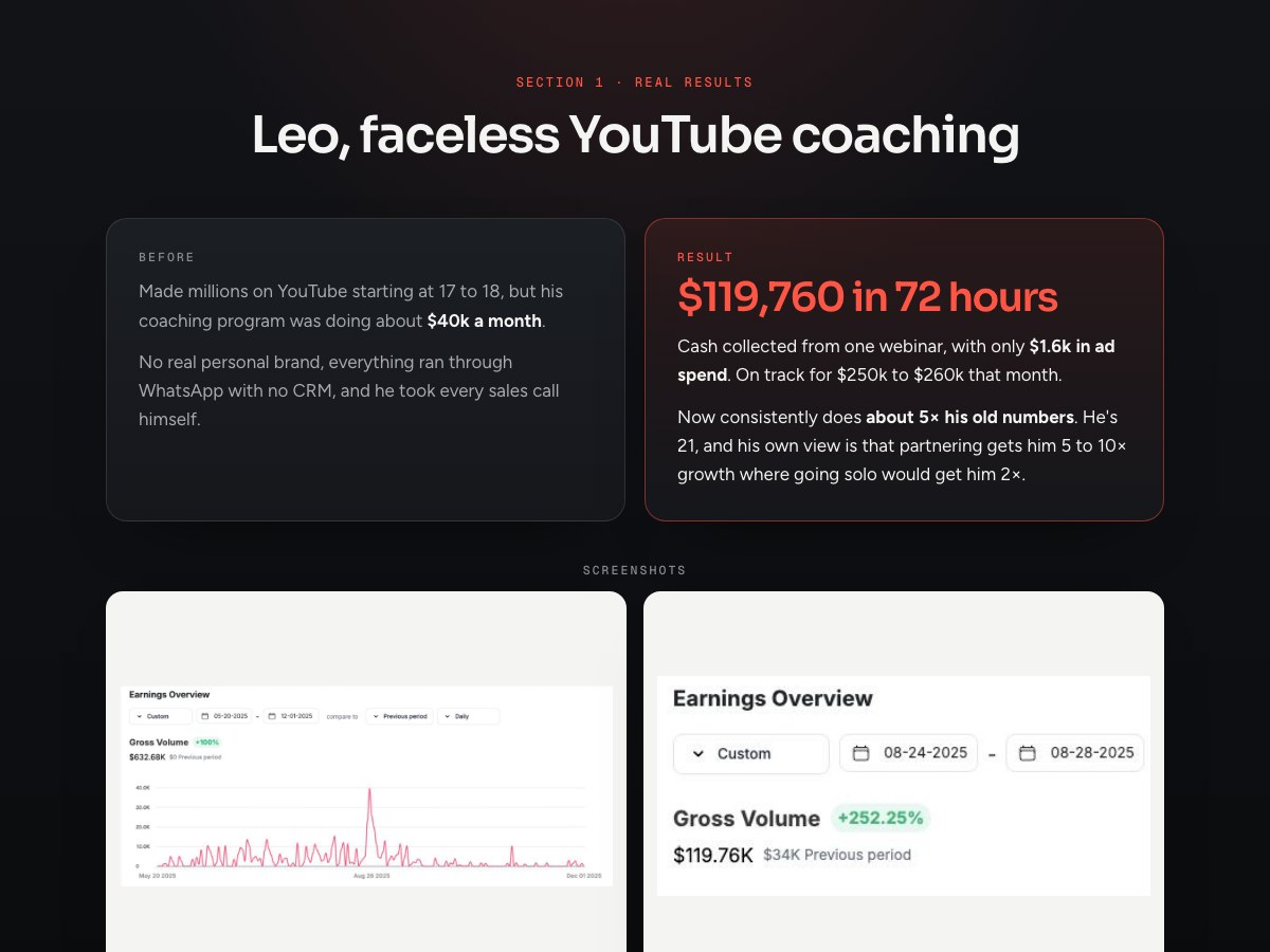 $119,760 in 72 hours preview