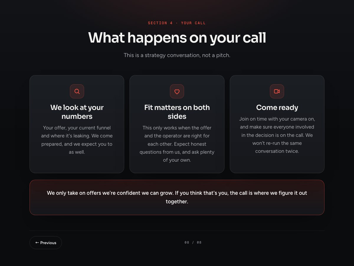 What happens on your call preview